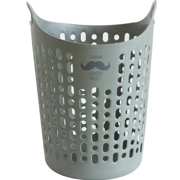 Scandina 鏤空鬍子洗衣籃  卡其灰  43 x 42 x 53cm