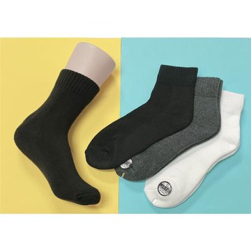 SJA宇新織品-API9#二分之一襪-毛巾底運動襪(十入組)