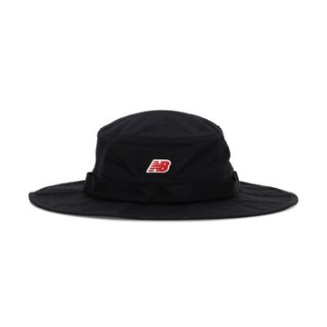 New Balance Bucket Hat 黑色 抽繩 戶外 遮陽 帽子 漁夫帽 LAH51019BK