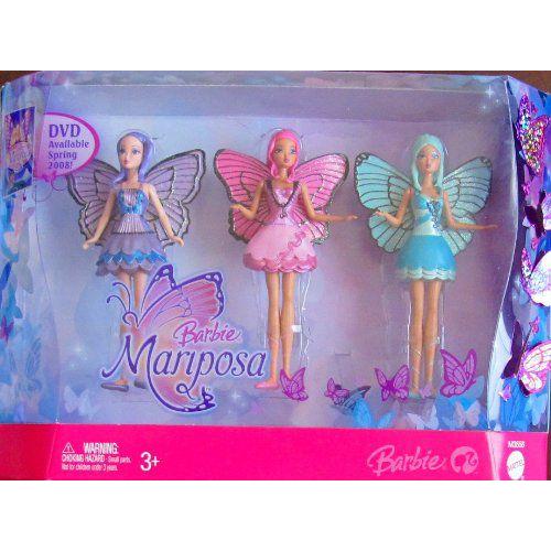 Barbie(バービー) MARIPOSA FLUTTERFIELD FAIRIES 人形 ギフトパック 4