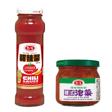 （低消$150出貨）愛之味 甜辣醬165g / 韓式泡菜190g