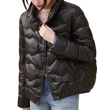 【巴黎精品】現貨+預購 頂級真羽絨外套90%鵝絨羽絨衣秋冬外套保暖大碼休閒女裝-立領短款女外套2色a1lm21