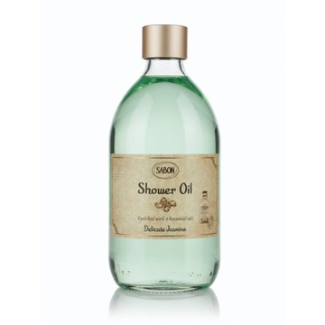 SABON 沐浴油 茉莉花語/白茶沐浴油 500ml 正品[無壓頭]