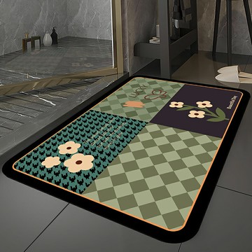 浴室硅藻泥吸水地墊 防滑吸水速干腳墊 淋浴房衛生間門口軟墊【雲木雜貨】