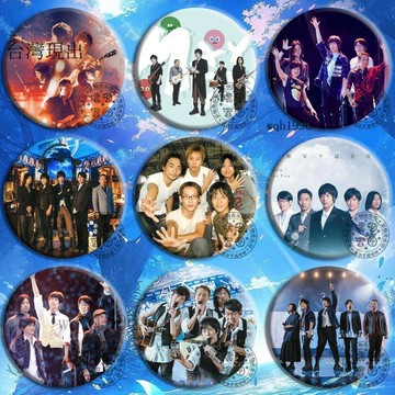 🥕五月天周邊🎈五月天吧唧WMLS應援周邊物料58mmMAYDAY高清徽章胸針書包掛件裝飾🎁623