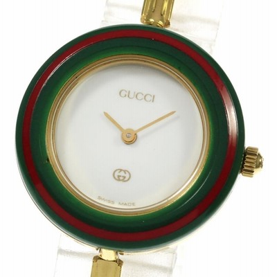 ☆内箱付き【GUCCI】グッチ チェンジベゼル 11/12 クォーツ
