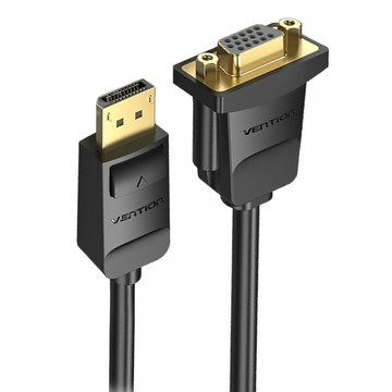 VEnTIOn 威迅 HBS系列 DP轉VGA 高清轉接線  15cm  黑色  1個