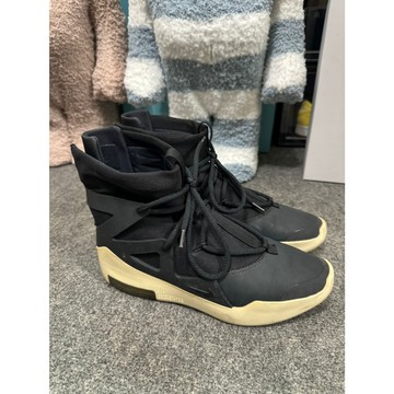 【TACKSTHGOOD】Nike Air Fear Of God 1 Black 聯名高筒運動休閒鞋 US10.5