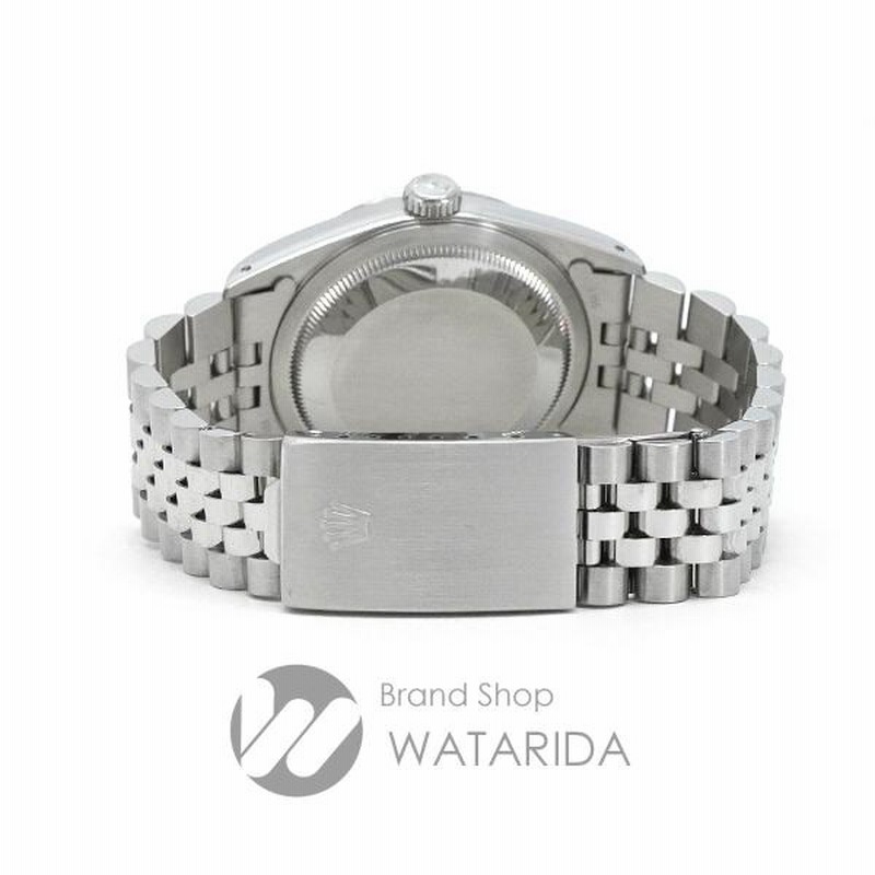 ロレックス ROLEX デイトジャスト 16234 S番 横穴 SS WG 黒文字
