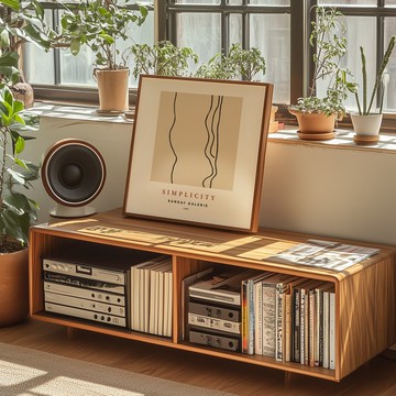 線之簡語 Lines of Simplicity / 抽象極簡 藝術掛畫 海報