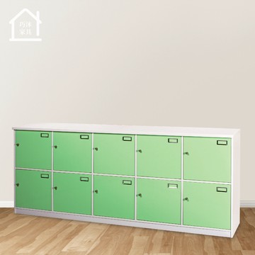 十門塑鋼置物櫃 置物收納櫃 儲物櫃 學生櫃 員工櫃 防水塑鋼家具【巧沐家具】