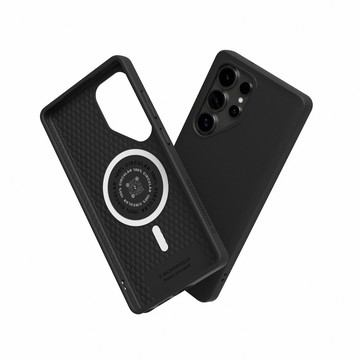 RHINOSHIELD SolidSuit 經典款 MagSafe磁吸 防摔背蓋手機保護殼 適用 Galaxy S25 Ultra - 黑色