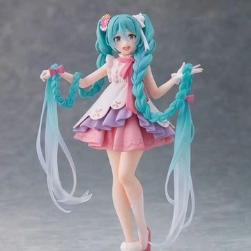 手辦 gk手辦✨13初音未來手辦長發公主殿下童話仙境二次元動漫桌面機箱擺件手辦