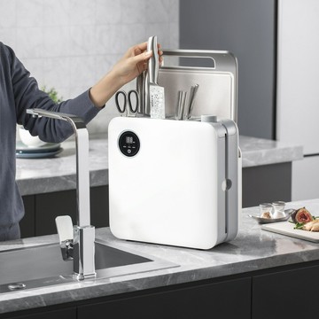 筷子消毒機家用 砧板刀具消毒器 菜板烘干一體機紫外線殺菌置物架「618特惠」