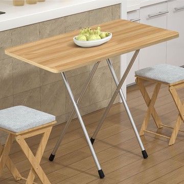 折疊桌簡易落地家用宿舍戶外小飯桌學習桌餐桌便攜式長方形小戶