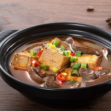 海肉管家 【滿777免運】麻辣雙寶鴨血臭豆腐(1包組_500g/包)