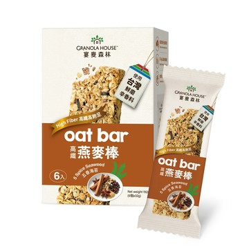Granola House 纖脆燕麥棒-五香海苔 32g*6入
