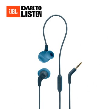 JBL Endurance Run 2防水入耳式耳機-藍