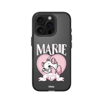 iPhone 16 Pro Clear (相機按鈕) 酷墨灰 - 迪士尼-經典系列 Disney Classics - 貓兒歷險記 - 愛心瑪麗