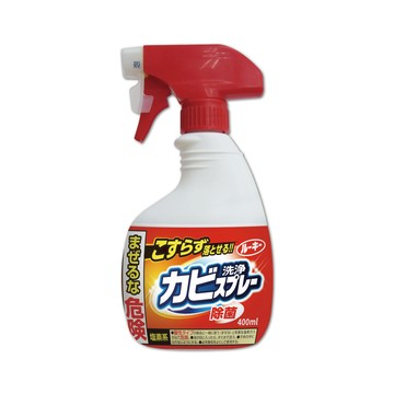 第一石鹼 日本-衛浴強效除霉去污除垢濃密泡沫噴霧清潔劑400ml/紅瓶(浴室牆壁,磁磚縫隙,馬桶,門窗框,橡膠墊圈全面洗淨)