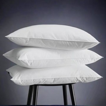 全棉枕頭酒店枕芯單雙人高回彈羽絲絨家用賓館民宿醫院枕頭芯批發