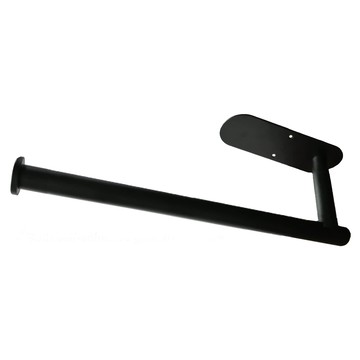 iRoom 優倍適 免釘304不鏽鋼橫豎兩用紙巾架 加長款  黑色  1個