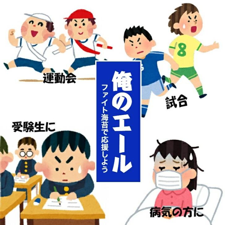 海苔 有明海苔 塩のり 8切160枚 俺のエール ファイト海苔 メール便送料無料 韓国のり風  味付海苔 味付けのり ごま油 訳あり海苔