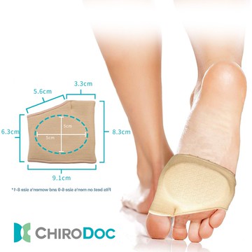 【原廠正品】ChiroDoc矽膠前掌墊 - 腳掌墊 前掌套 半碼墊 鞋墊 高跟鞋前掌垫 高跟鞋墊