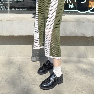 【I called Love】雙扣漆皮雕花孟克牛津鞋