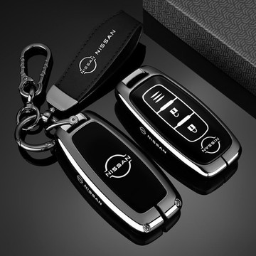 尼桑NISSAN鑰匙套 Kicks Sentra X-Trail Tiida LIVINA 日產鑰匙包 高檔鑰匙保護套
