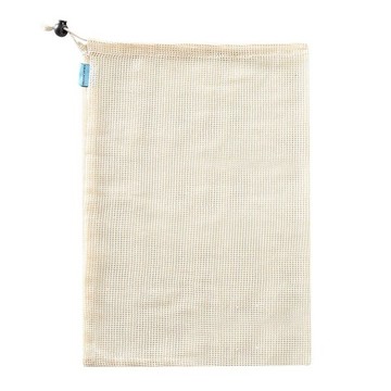 網格束口袋-大 萬用抽繩麻布收納袋 水果袋透氣水果收納袋 蔬果環保網袋