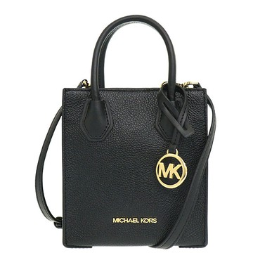 MICHAEL KORS 鵝卵石紋小款風琴包 琴譜包 手提斜背兩用包 真皮皮革 手提包 M72497 黑色MK(現貨)▶指定Outlet商品5折起☆現貨【送禮首選★APP下單點數4倍送】