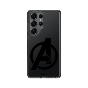 Galaxy S25 Ultra Clear 酷墨灰 - 迪士尼-漫威 Marvel - 漫威Logo-復仇者聯盟 黑色標誌