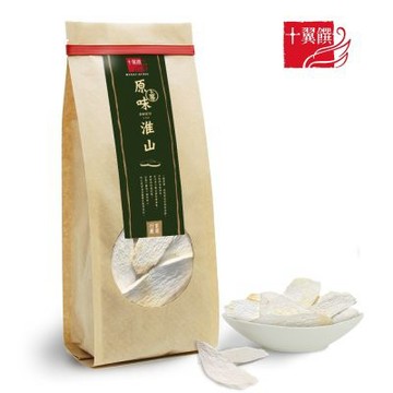 十翼饌 上等原味淮山/山藥300g(無二氧化硫/乾淮山/煲湯食材/四神湯材料)