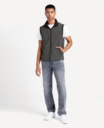 Kenneth Cole | Lightweight Water-Resistant Vest in Charcoal, Size: M