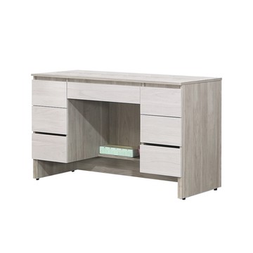 唯熙傢俱-歐森淺灰雙色4尺書桌