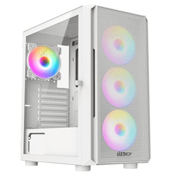 AINAR 艾納爾 R21W Crystal ATX 白色 電腦機殼 ARGB*4 水晶機殼 CASE