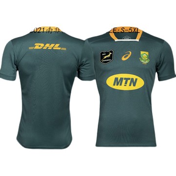南非橄欖服2021款南非T恤衫橄欖服球衣South AfricaT-shirt Rugby