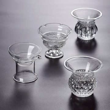 陶福氣 玻璃茶漏茶濾創意家用濾茶器 泡茶過濾器功夫茶具茶道配件