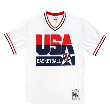 【Mitchell & Ness】 92 Dream Team投籃熱身短T #11 Karl Malone