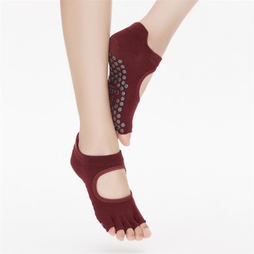 【Clesign】Toe Grip Socks 瑜珈露趾襪 - Ruban （瑜珈襪、止滑襪）_廠商直送