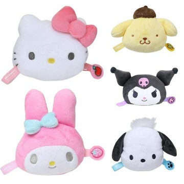 小禮堂 Sanrio 三麗鷗 絨毛造型捲尺 150cm (大臉款) Kitty 大耳狗 布丁狗