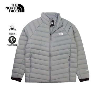 男款灰色DWR防潑水羽絨外套｜8DX2H5F