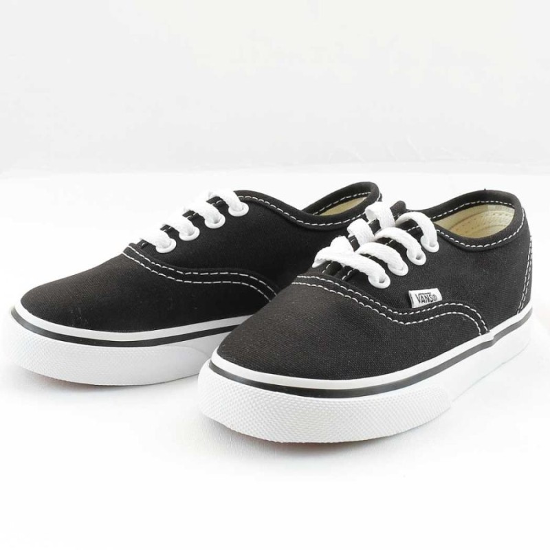 Vans バンズ キッズ スニーカー Kids Classic Authentic Black 14.5