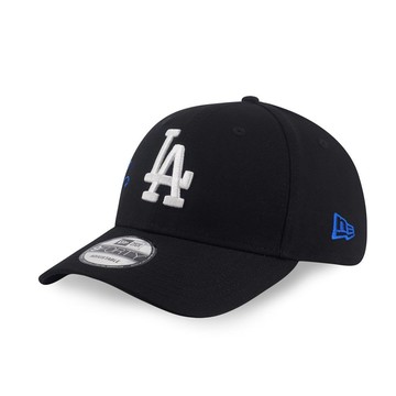 NEW ERA 男女 9FORTY CROSS PANELS SCRIPT 洛杉磯道奇 黑 NE15169428