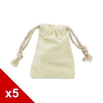 糊塗鞋匠 優質鞋材 G71 帆布束口袋9x12cm 5個