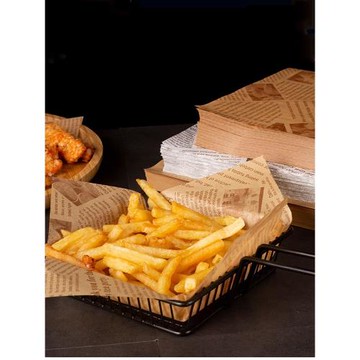 防油紙墊紙廚房油炸點心隔油紙燒烤漢堡薯條餐廳烘焙復古托盤紙墊