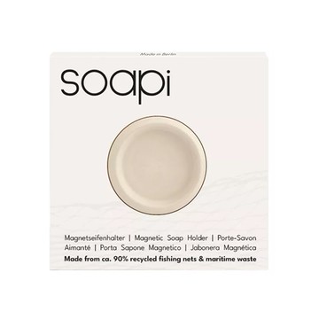 (預購) Soapi 磁吸肥皂架 環保磁吸肥皂架-奶油白 1st (SO203)