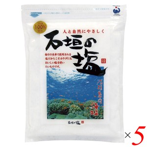 塩 石垣島 海塩 石垣の塩 500g 5個セット