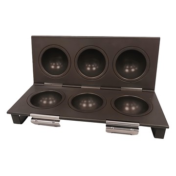 SANNENG 三能 1000系列 不沾3連圓型模  310 x 130 x 77mm  1個